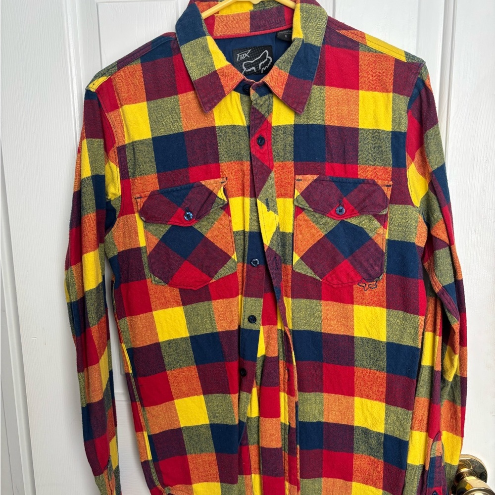 Fox Men's Multicolor Plaid Shirt